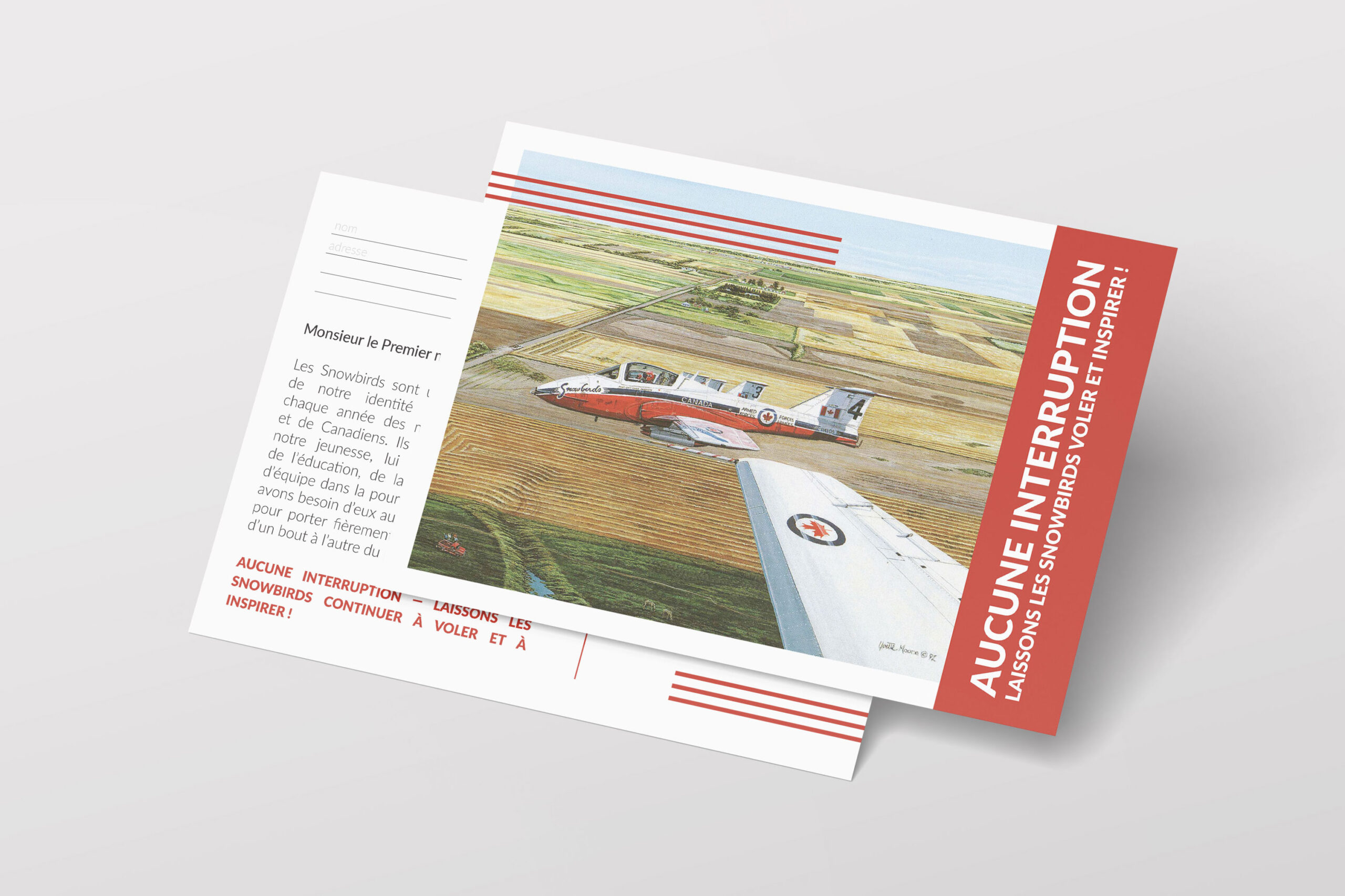 Aucune interruption-Carte postale_fr